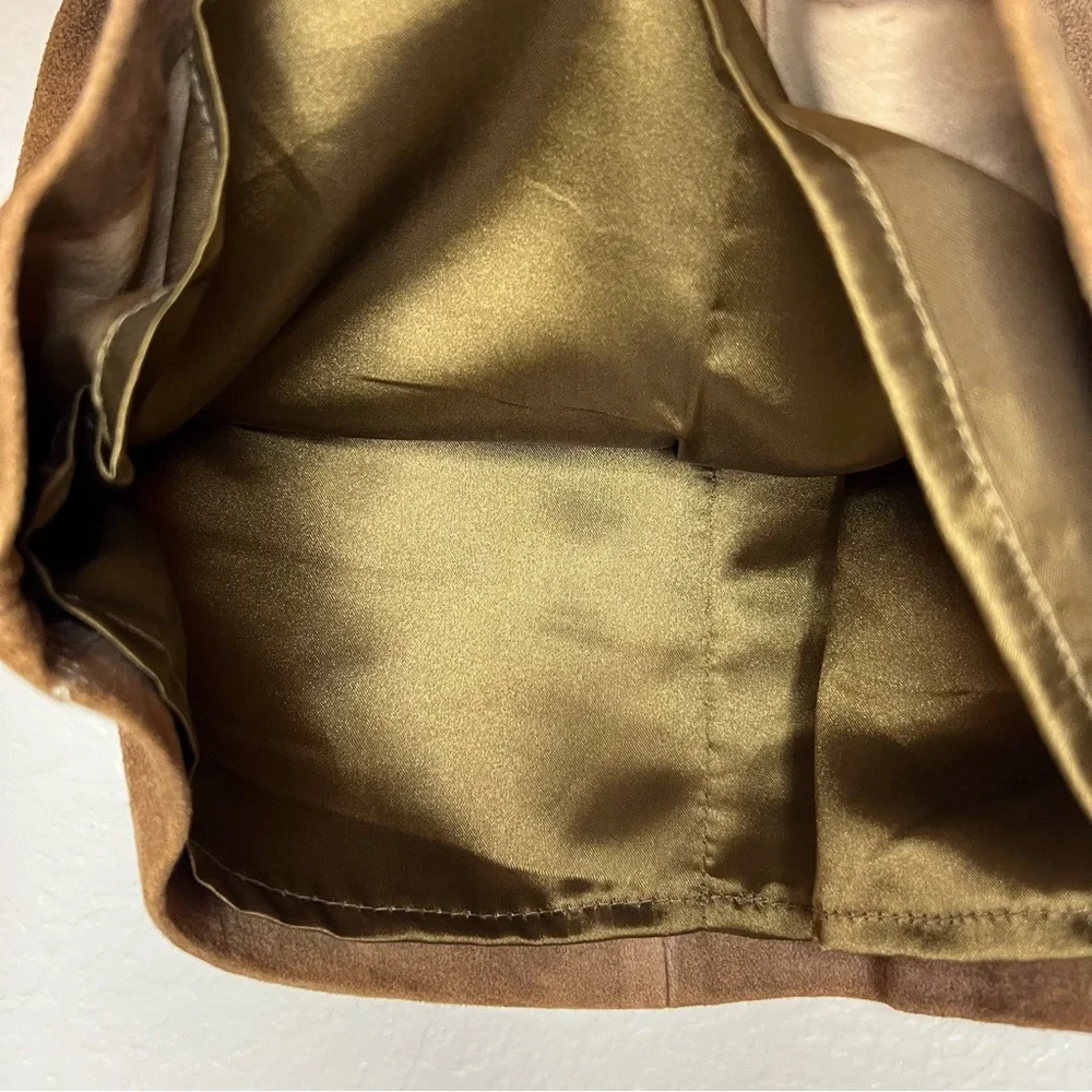 H. MOSER & CIE SUEDE LEATHER SKIRT BRAUN FOR TODLER GIRL NEW 4T/5T NWOT